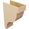 Ekena Millwork 10"W x 20"D x 30"H Classic Garner Rough Cedar Woodgrain TimberThane Corbel, Primed Tan CORUR10X20X30GARRCPR - alternate 6